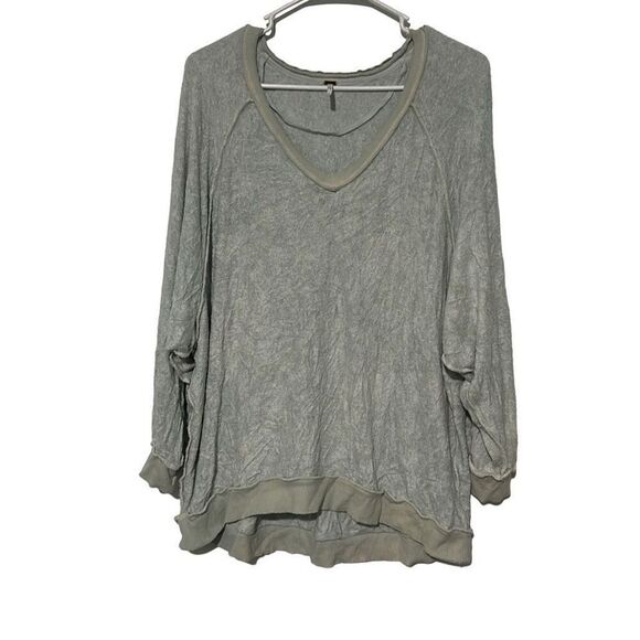 Women’s Free People Light Blue Pull Over Sweater Size XS - Picture 1 of 8